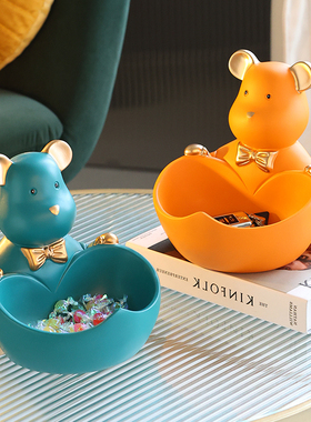 入户门口放钥匙收纳盒进门摆件客厅新房I子新居实用礼物玄关装饰