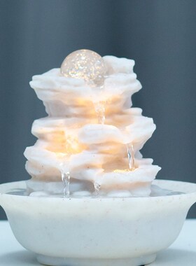 吉祥如意流水财富流水摆件循环水客厅办公室M门厅桌