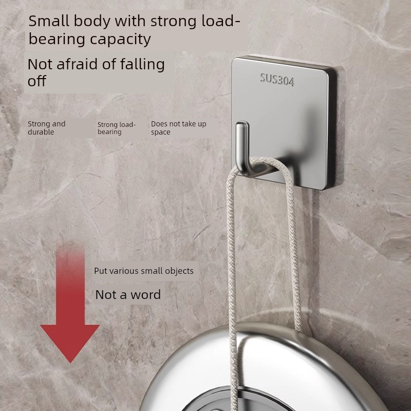 采购产品不锈e钢挂钩,无冲孔胶,强承重,无痕浴室厨房门后毛巾胶挂