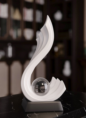 风生水起酒柜装饰品摆件客厅电视柜办公室L家居轻奢高档高级感饰