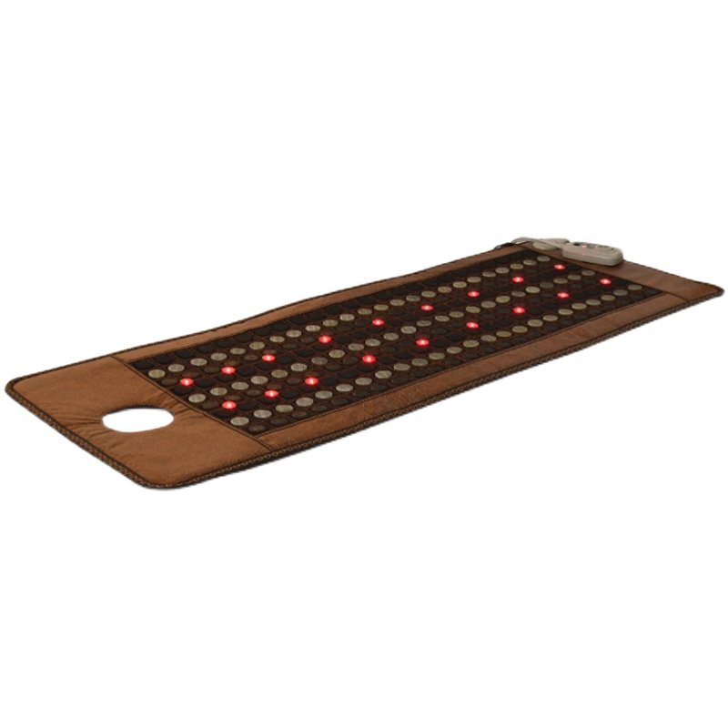 玉石电加热床垫美容院汗蒸按摩振动热疗远红外线排酸调温光波定时