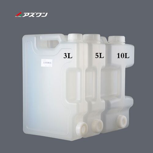 塑料方形放水桶户外露营车载家用食品级手提带龙头PP瓶3L5L进口