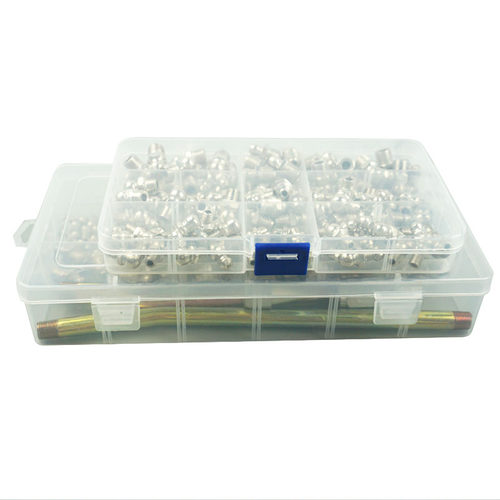 挖机平口黄油嘴套装修理包加油嘴注油嘴头m6m8m10黄油枪头国标