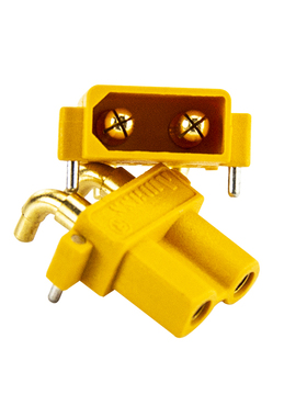 XT30PW插头 卧式电路板 2mm香蕉香蕉插头连接器全铜镀金航模插头