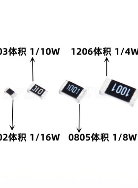 0603贴片电阻261K 267K 270K 274K 280K 287K 294K 300K 1/10W 1%
