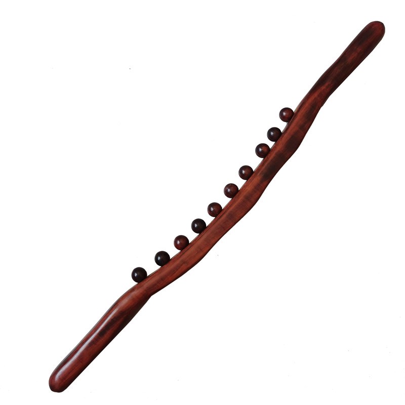 紫光檀擀筋棒赶筋棒家用一根通用刮痧棍按摩全身通用刮痧棒干筋棍