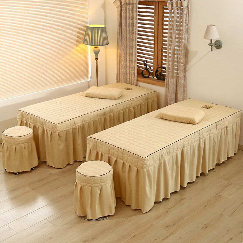 美容床罩枕套两件套美容床按摩单C件床罩美容院理疗推拿定制洗头