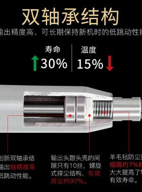 23675-3高速电雕磨机根工具打磨高速刻钻木雕直磨雕机