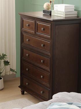 现代轻奢mzq-msw0美式五斗柜柜纳柜储物柜抽屉斗六柜卧室电视收柜