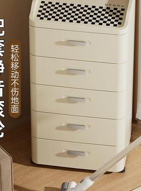 床头柜简约现代小型风塑料卧奶室物收油纳柜JCT床边简易置架五斗
