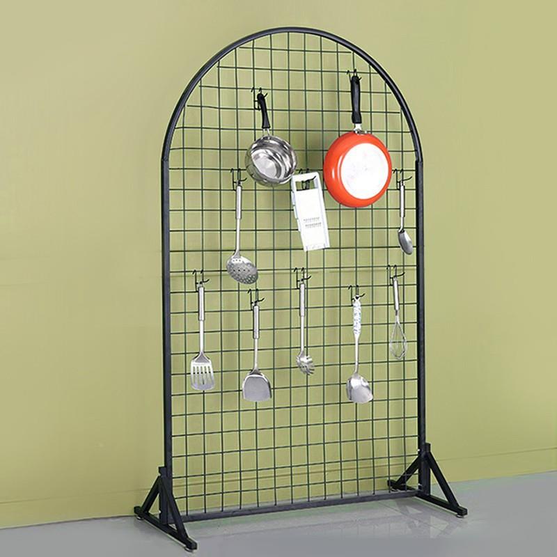 落铁艺网架立品展示MPA架幼儿园作品饰工具式挂网格片展会地置物