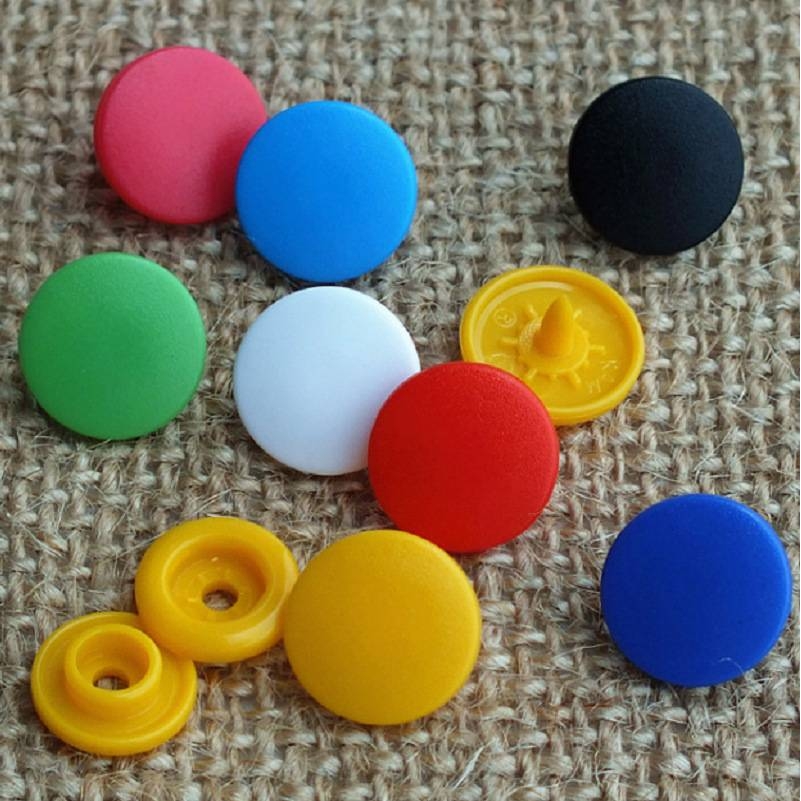 现货 塑胶树脂四合扣T5 T8 大T8 T15沙面哑光塑料纽扣