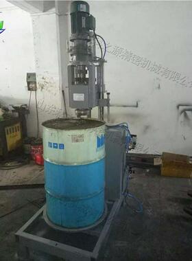 业小化工桶裁剪设备工气动升降型开CCH桶机立式半动废油桶切自割