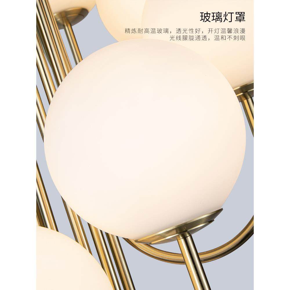 楼梯灯t长吊266灯简约现代挑斜高顶客厅寓楼道旋转楼梯间lof公吊