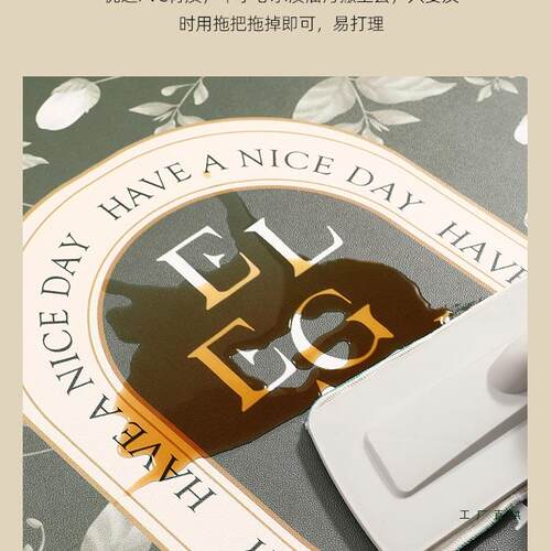 入户门垫耐脏防滑地擦可免革F5M89H洗pvc皮地毯感进门门口玄关脚
