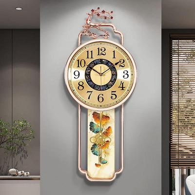 2866新式轻奢挂钟厅家用时挂墙客装饰创意网红高档中时尚钟表2025