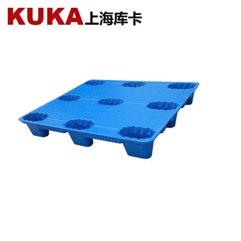 塑料托盘1.2*1米吹塑九脚结构好承载高加厚卡板物流仓储工厂通用