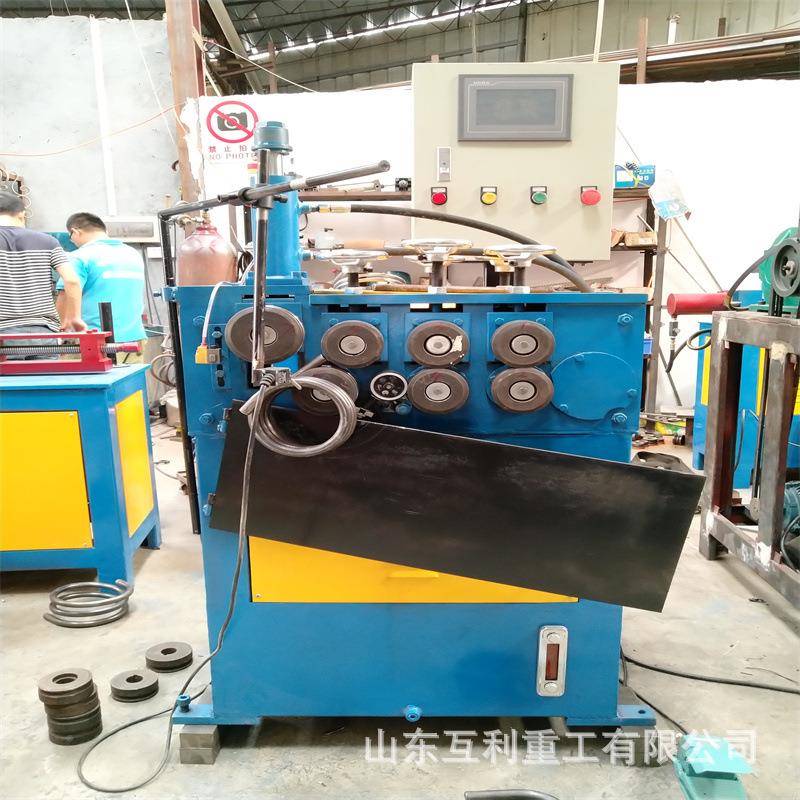 多功电钢盘管盘圆机动能方管圆管一CJM次成型圆机盘管机