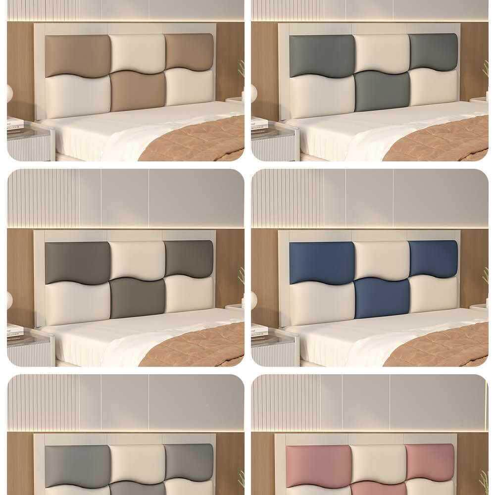 床头包背F9679HTM自粘靠软科技布榻榻米靠垫1.8米可无床头定单买