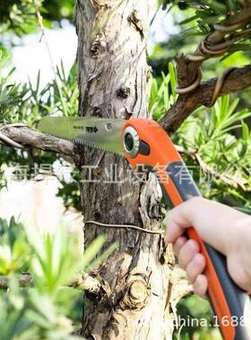 瑞典锯富KMI世华husq枝varna工锯折手叠锯手锯伐木果树修锯