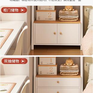 床头置物落地多层纳架靠墙卧收室斜梯形客G135BL1架厅房间柜子床