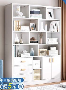 书威置物架卧室学生书柜收架纳架厅创意储FDR物柜书橱客落地柜组