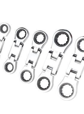 5件套活动轮头棘扳-手组OUK套8*10-12*131-14*516*18-17*19mm