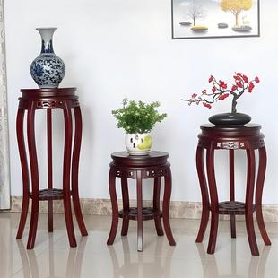 花架实木式客厅木质仿古花架子多层室绿萝盆见详情中内物景圆形置