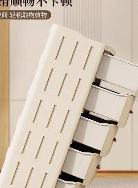 纳欧式收箱屉式儿童玩具储物箱抽宝婴儿衣柜收纳柜带轮床头柜9833