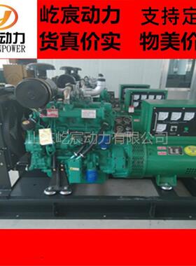 30kw发电油备用潍机坊系列小LNJ型三相柴发电机3组0千瓦发电机备