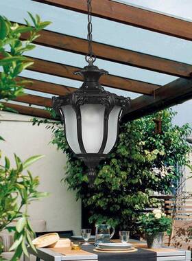 欧式VVG美式户外吊灯防水阳灯吊走廊过道庭院花园台葡萄架凉亭室