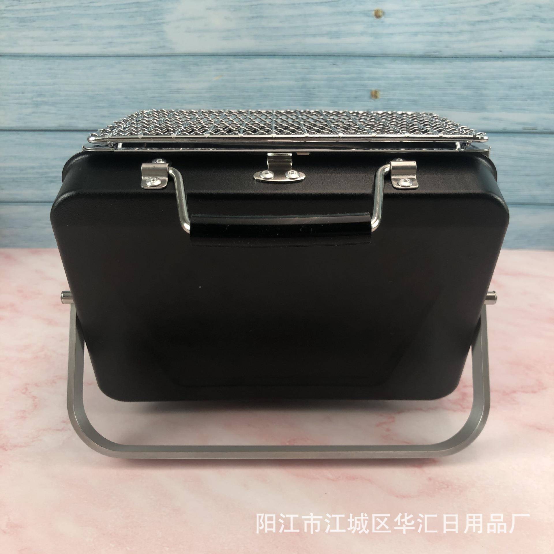 外烧烤炉便携式家用木小炭烤架烤肉炉碳烤炉烧折叠野外HH-6666迷