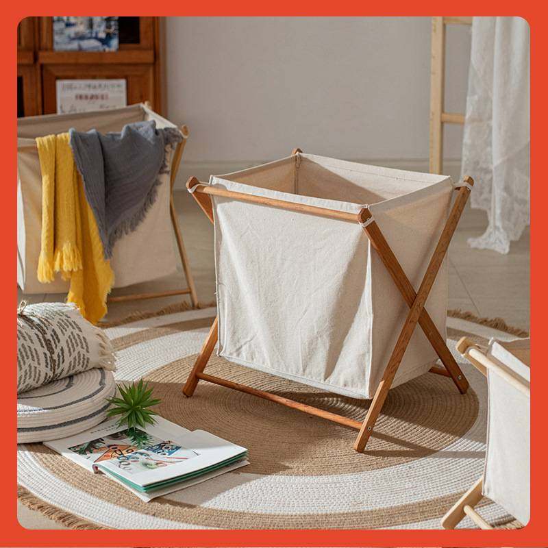 ?掬涵实木可折叠式布艺家用脏衣篓洗衣篮卧室浴室衣物收纳筐脏,电子元器件市场,其它元器件,淘宝优惠券,粉丝福利购,淘宝优惠卷