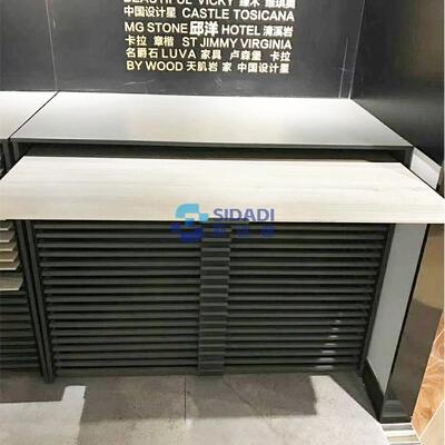 多功能瓷808砖展示架移屉式抽600800柜地砖可动木地板展示立式货