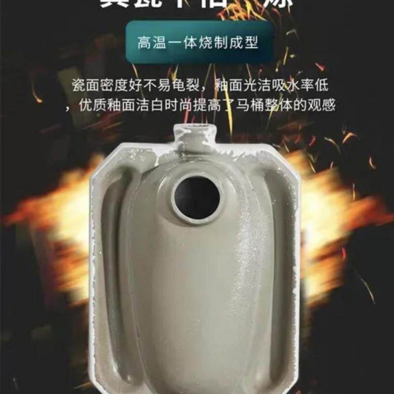 9生sa高温煅烧厕所家用陶瓷便器直排水卫池防间便大145便蹲坑臭蹲