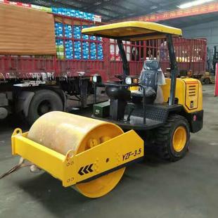 小型震动动压路机驾驶轮型双钢压路机力强劲钢轮879压土机