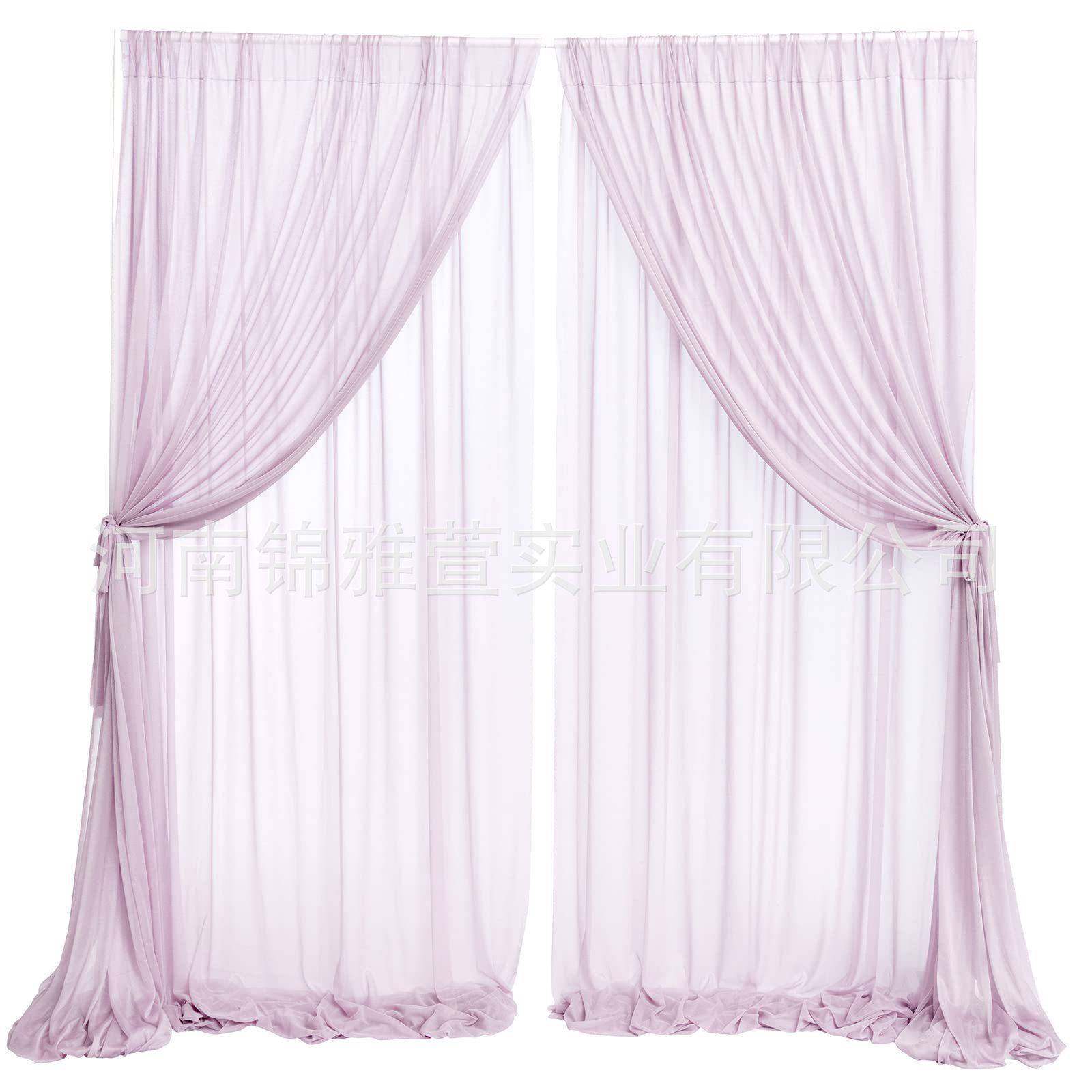 帘亚马逊帷幔纱幔双层面JYX-7566板婚礼背双景雪纺窗家派对拱门装,节庆用品/礼品,帷幔装饰,淘宝优惠券,粉丝福利购,淘宝优惠卷