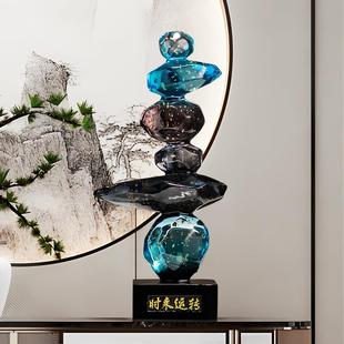 晶时水酒运转书房办公室桌面摆来件轻奢高档客4574厅电视柜柜装饰