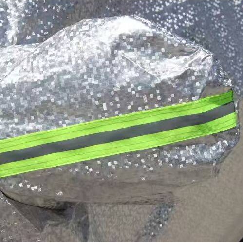 铝膜平铝水刺棉加绒汽车车衣全罩 防晒防雨通用轿车SUV皮卡车罩