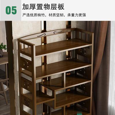 EHG书置物书架储多层落地靠墙家用客厅收纳物架子隔断办架公室简