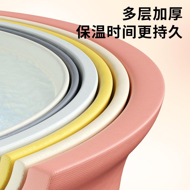 泡澡桶询问客服大人折叠用儿童人成四季泡澡洗澡桶桶秋冬全家身沐