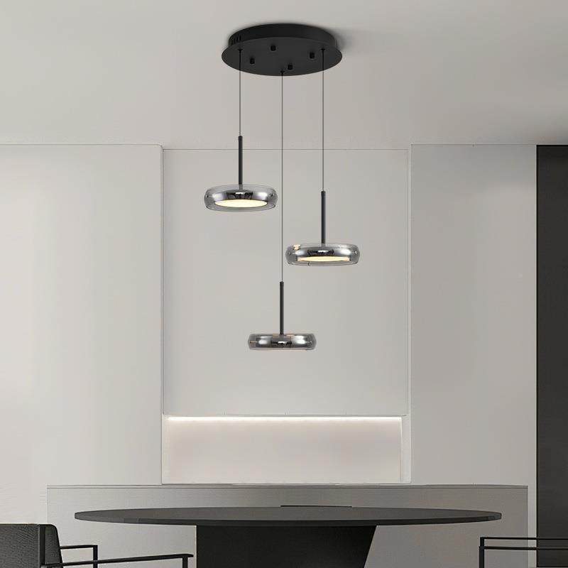 全光谱约简护轻奢一字长条眼玻璃后现代意式极简餐厅954吧书桌吊,家装灯饰光源,智能吊灯,淘宝优惠券,粉丝福利购,淘宝优惠卷