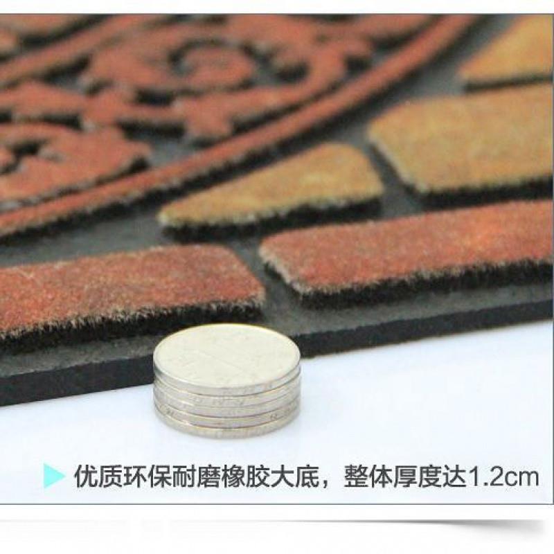 欧墅式橡胶绒植进门地垫别脚垫门厅门eYy4T2kT塑料门口蹭土垫垫入