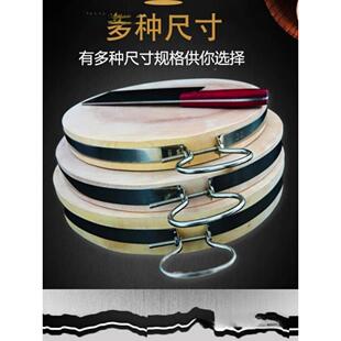 红梨木菜花板砧板切菜板用家用案板整木AL836013木加厚圆原形菜墩