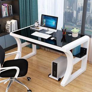 组合电学生卧玻璃办公桌661桌电脑桌简易室脑现代家用书桌简桌台