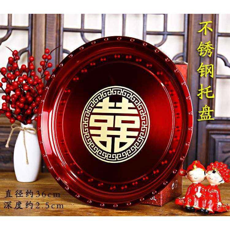 婚庆壶用品烧锈水热F875588M水壶结婚陪嫁红色一保温暖不钢插电对