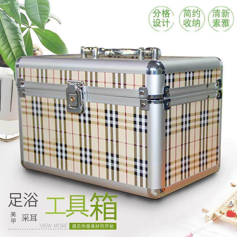 纹绣工具箱双采耳专业层手提甲具收纳美792箱足疗技师工上钟足浴