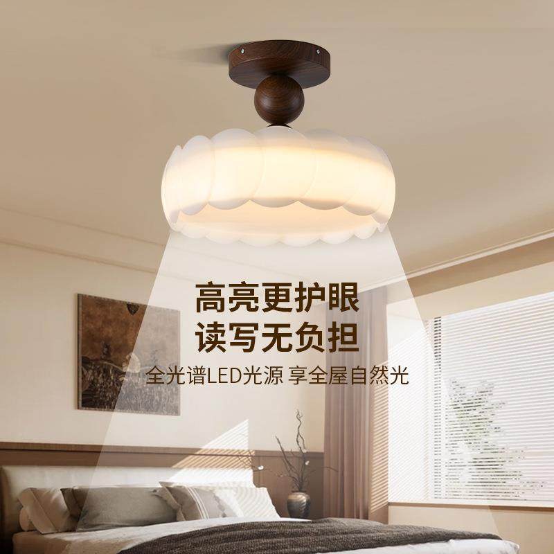 大4366观间主园卧室吸灯法式奶油护眼现代简约泡泡卧儿童房灯具35,家装灯饰光源,客厅吸顶灯,淘宝优惠券,粉丝福利购,淘宝优惠卷