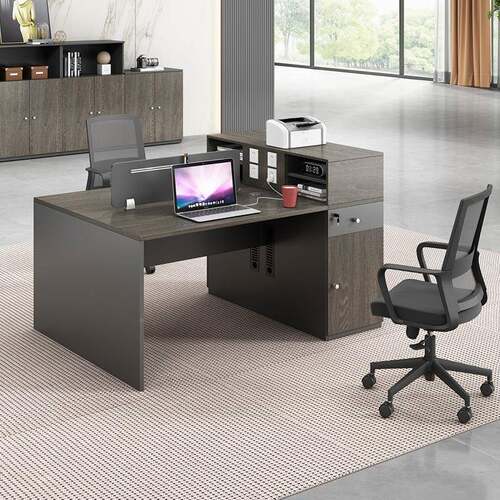 办公XET20220电桌椅组合现代简约2/4/6人位员工室桌务桌财职员桌