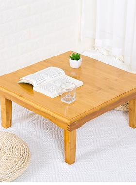 6R楠竹折炕桌吃饭桌木质正方形飘窗榻米桌子实长条qw-88956桌小榻